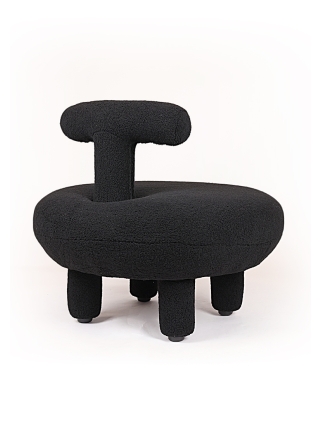 Orlando - Modern Teddy Chair - Black