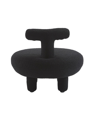 Orlando - Modern Teddy Chair - Black