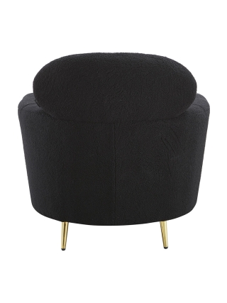 Orleans - Teddy Armchair - Black