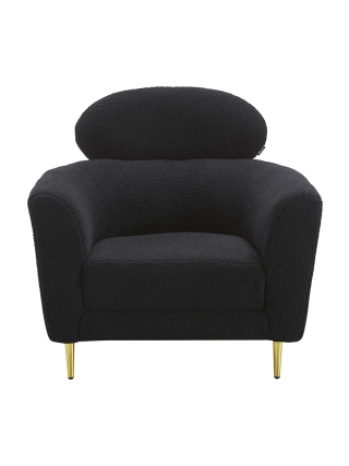 Orleans - Teddy Armchair - Black