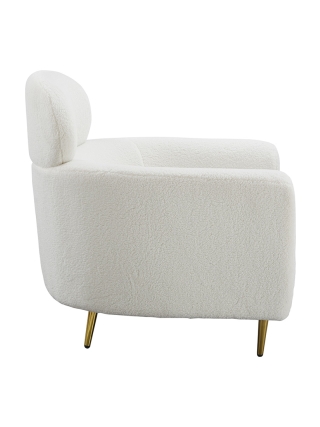 Orleans - Teddy Armchair - White