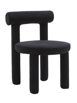 Toledo - Teddy Chair - Black