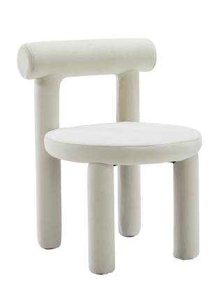 Toledo - Teddy Chair - White