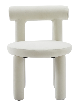 Toledo - Teddy Chair - White