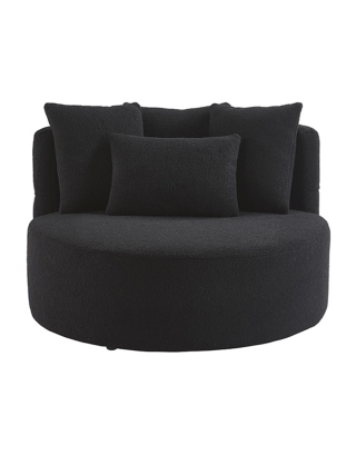 Miami - Teddy Love Seat - Black