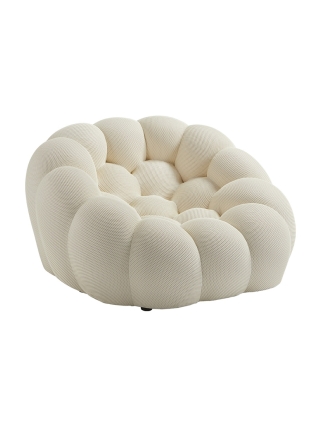 Quebec - Bubble Armchair - White