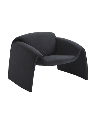 Kingston - Modern Lounge Chair - Black