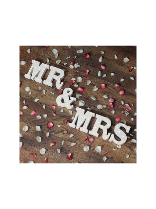 Lichtgevende Tekst - Mr & Mrs