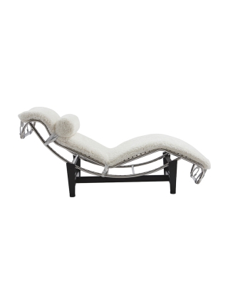 Napels Chaise Longue Bank - Wit