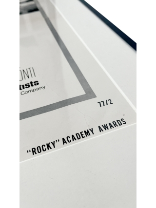 Poster - Rocky "Acadamy Award Winner" - Gesigneerd - Carl Wather