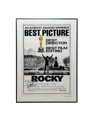 Poster - Rocky "Acadamy Award Winner" - Gesigneerd - Carl Wather