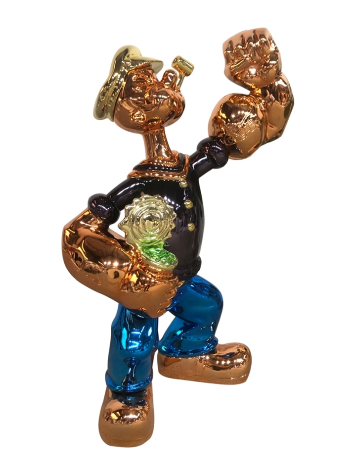 Fyberglass Sculpture - Sailor Cartoon Character - Multicolor