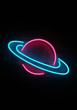 Planet - LED Neon Sign